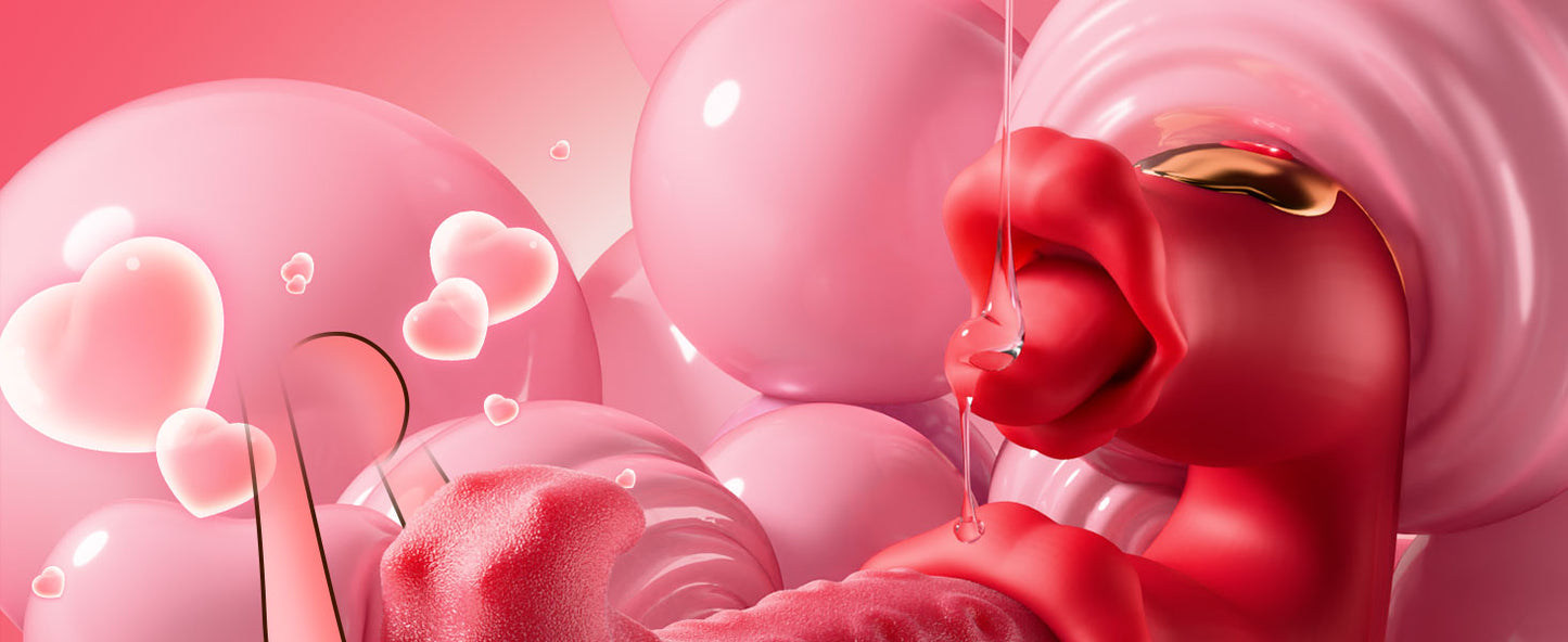 HZA™ Sex Toys Realistic Tongue Vibrator for Women – 10 Licking Clitoral & 10 Swing Vibration Modes, AAVibe Rose Toy Thrusting Vibrators Dildo, Adult Toy Stimulator Pleasure Tools for Female Couples Games